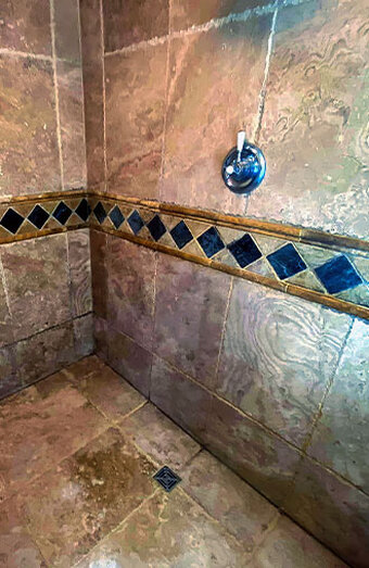 Blocked Shower